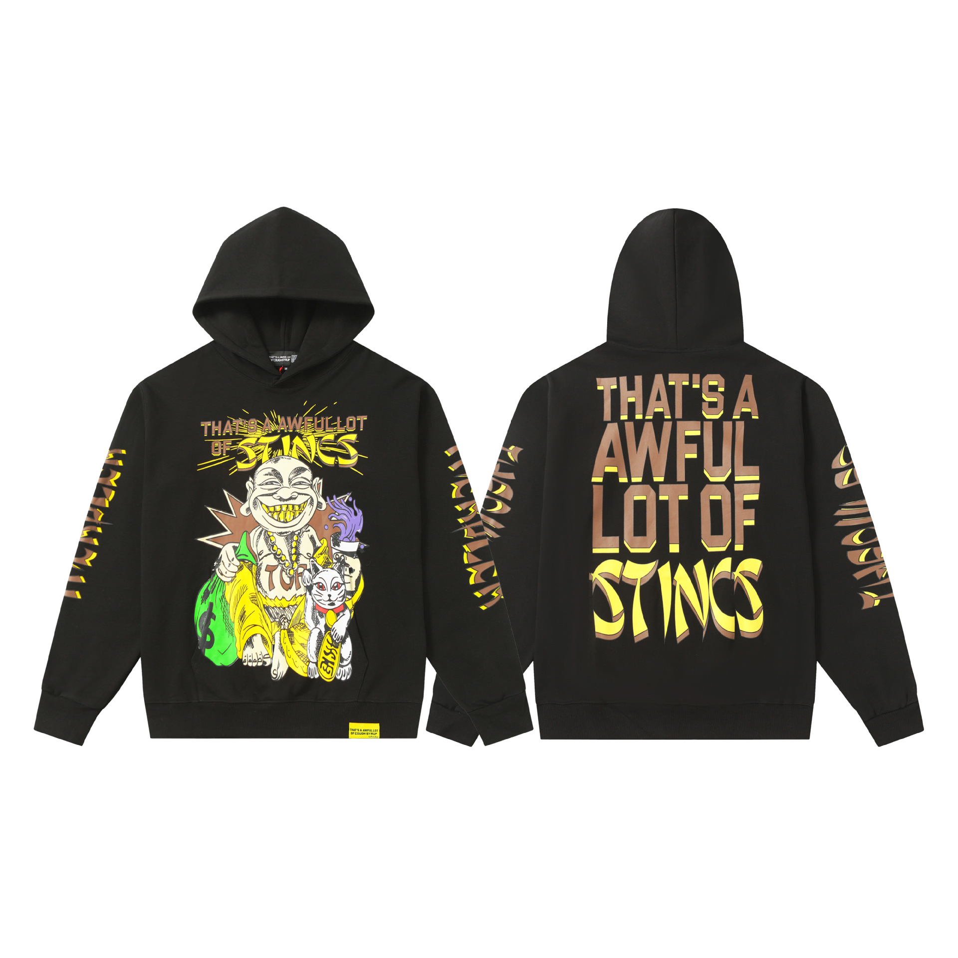 Designer Mens Hoodies THAT'S A AWFUL LOT OF COUGH SYRUP Hip Hop Clothes Women Sweats Skateboard Oversized Pullover Sweatpants 2026 Autumn Trend