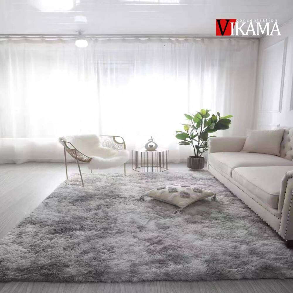 VIKAM for Living Room Decor Rugs Fluffy Thick Plush Carpet For Bedroom Large Area Rug Crawling Mat Gray Black pink H260226-image-1095589359