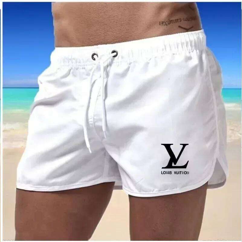 Men's beach surf Summer 2025 new fast dry jogging Fashion multi-colored sports men's and women's casual shorts H260226