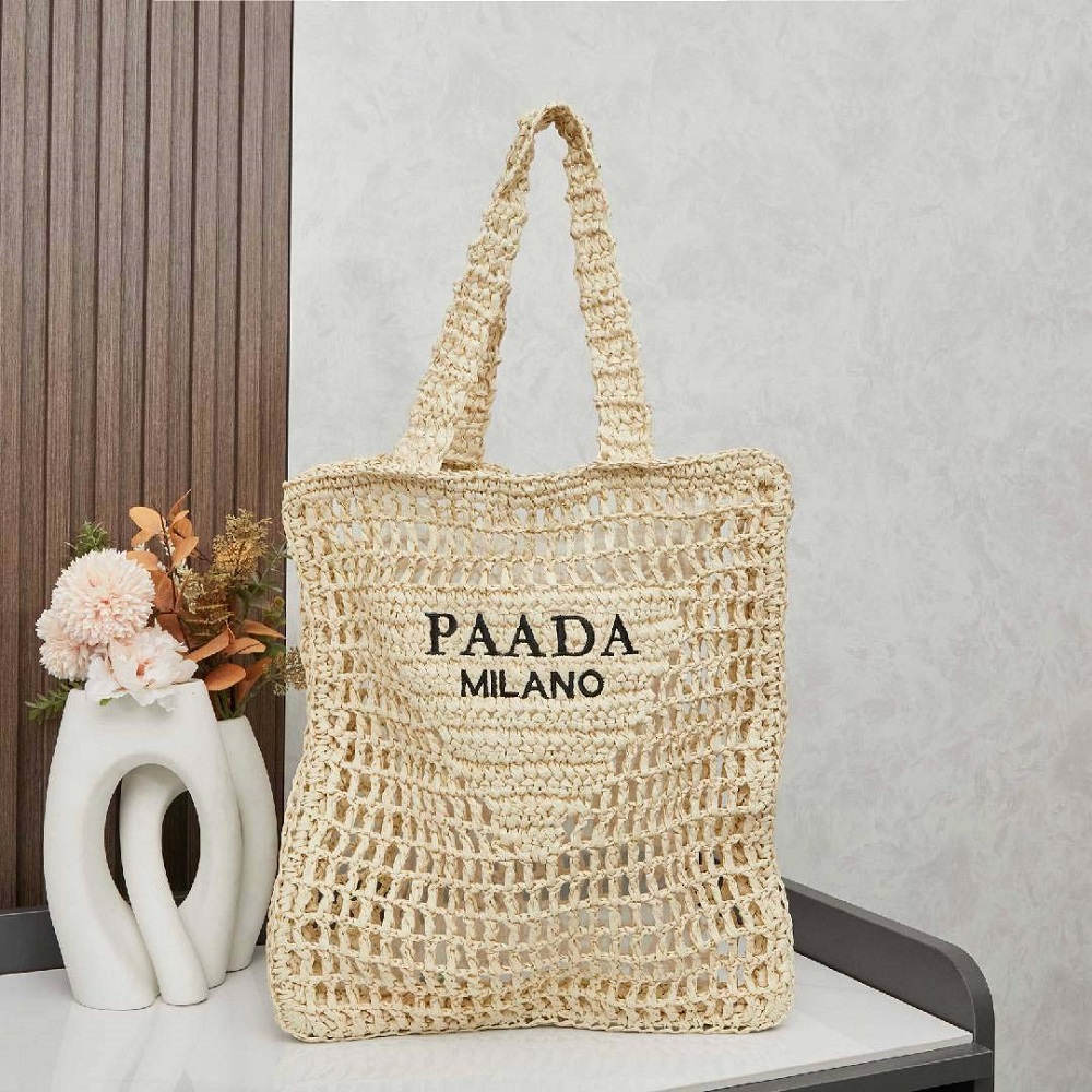 Designer Shoulder Bag Luxury Bag Beach Bag Women's Summer Fashion Straw Bag Large Capacity Tote Bag Woven Openwork Tote Bag Shopping Bag-image-979048415
