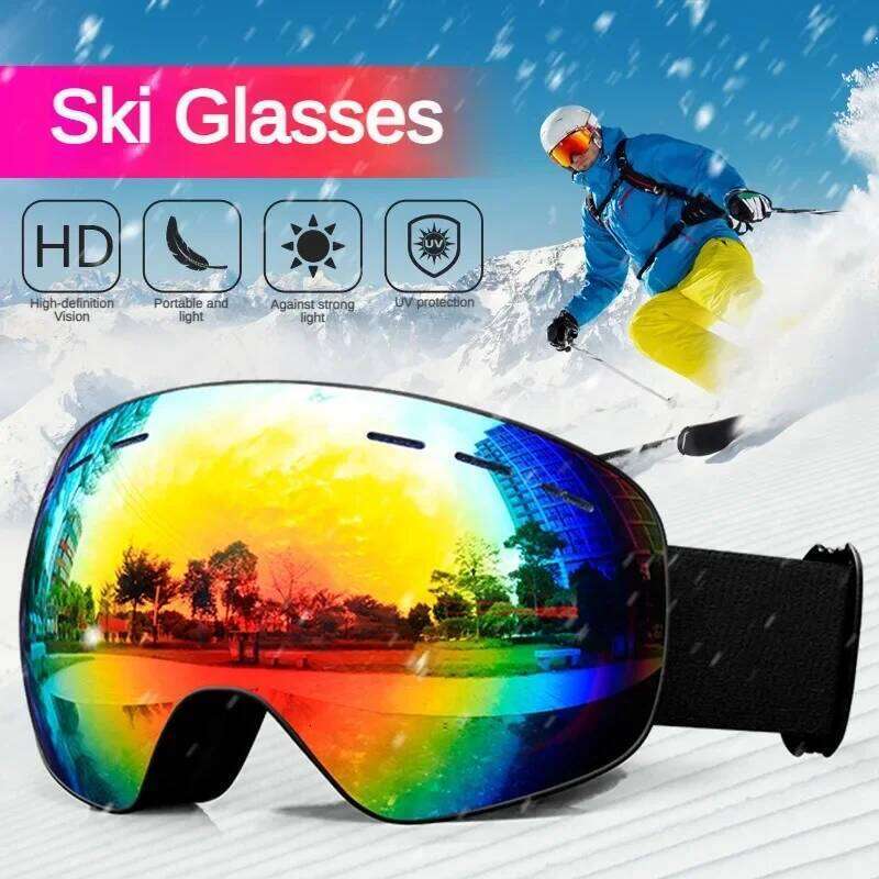 Men Women Light Double Lens Layers UV400 Anti Fog Big Ski Mask Glasses Skiing Snow Snowboard Goggles Winter Eyewear Z260225-image-1095480587