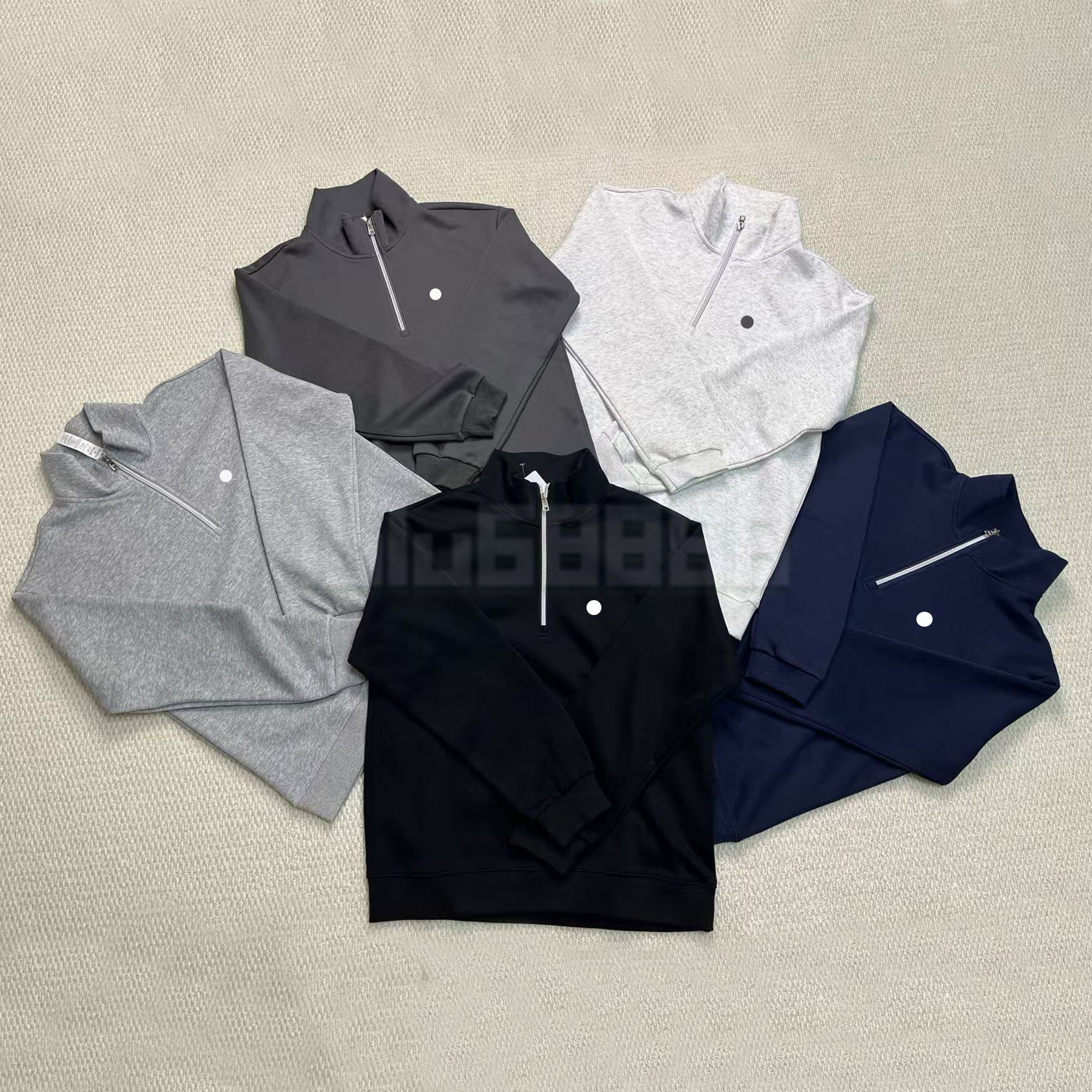 Women Men Jacket Sets Designer Sweatshirt Sweatpants Pullover Hoodie Quarter Zip Pullover Yoga 1/4 Full Zip Crew Neck Leg Pants Clothes Sweater