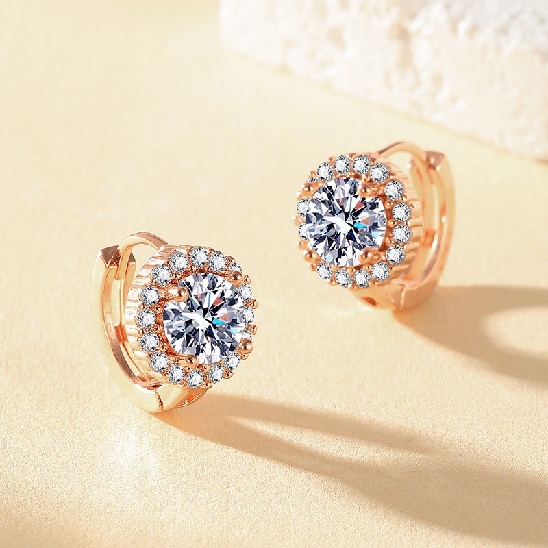 Simple Stylish Circle Hoop Earrings For Women Trendy Minimalist Ear Buckles Classic Versatile Fashion Jewelry-image-1104210580