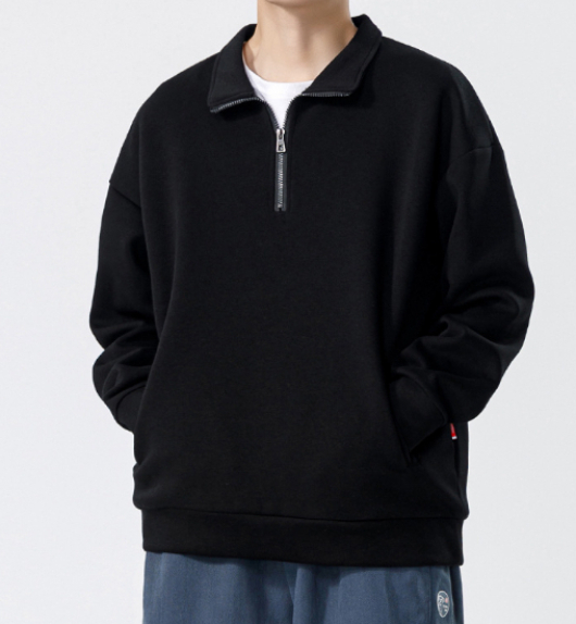 a530 Turtleneck Sweatshirt for Men Autumn and Winter Thickened Loose Trendy Casual