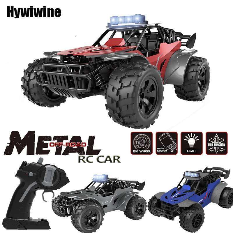 Rc Cars with Light 20KM/H 2.4G High-Speed Racing Remote Control Vehicle Truck Off-Road Climbing Car On a Sign Toys for Kids H260227-image-1095731935