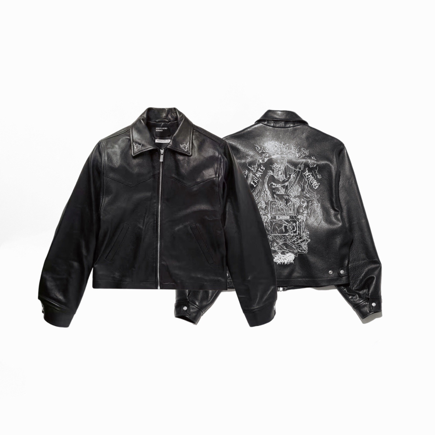 Men's Jackets 2026ss Embroidered Leather Jacket High quality Burgundy Loose Casual High Street Women's Vintage Jackets Red Wine Color And