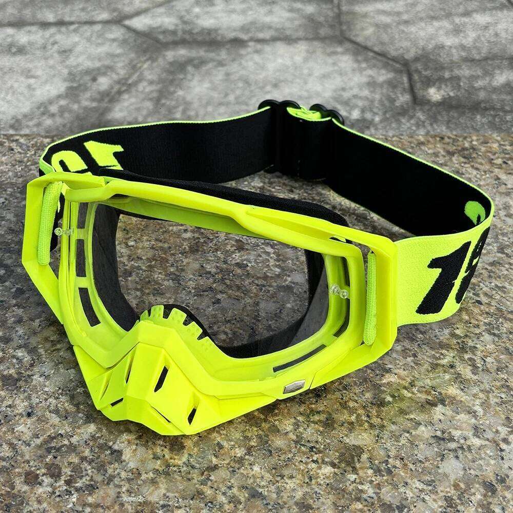 100 Motorcycle Goggles Dustproof Racing Glasses Windproof for Men & Women Motocross Cycling Skiing Outdoor Off-Road Bike Goggle Z260225-image-1095623958