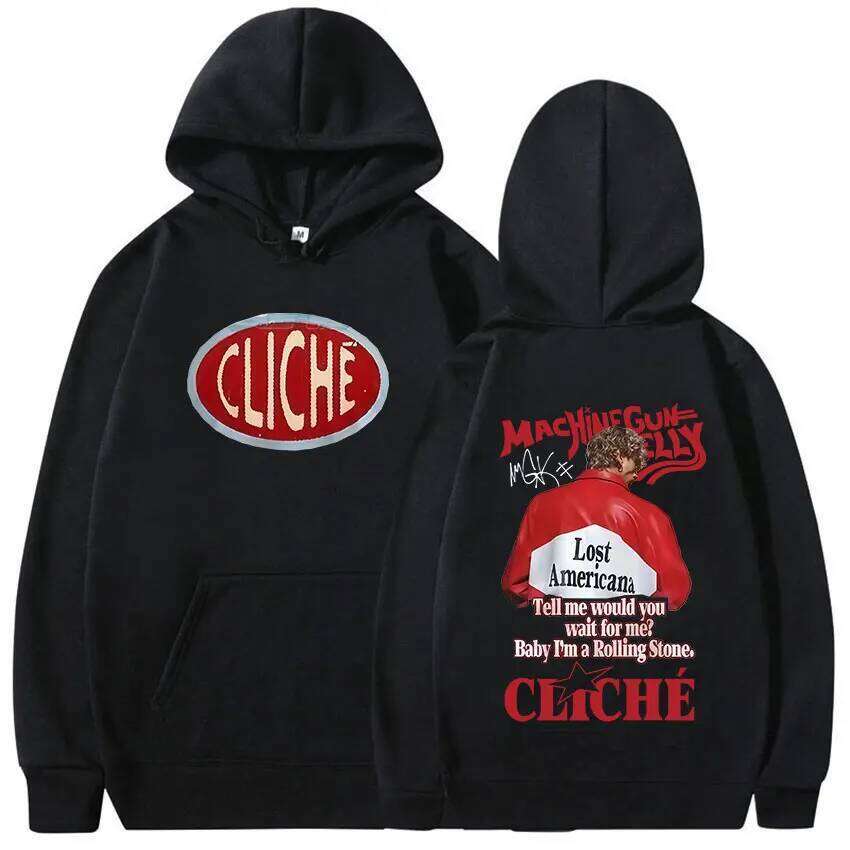 Machine Mgk Lost Americana Tour 2025 Nouveau Sweat À Capuche Hommes Femmes Vintage À Manches Longues Mode Sweat Hip Hop Pull À Capuche Automne Z2