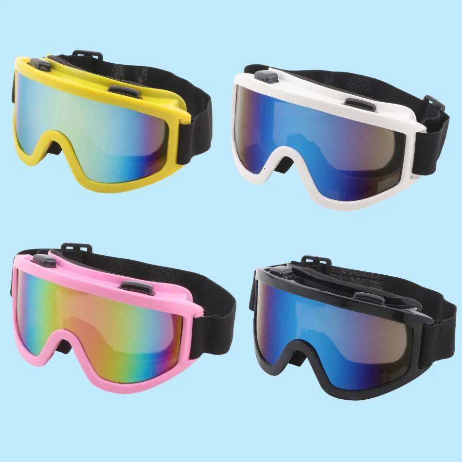 Large Frame Ski Goggles with Colorful Anti-Collision Anti-Glare Lens Outdoor Sport Snow Snowboard for Snowboarding Skiing Z260225-image-1095624771