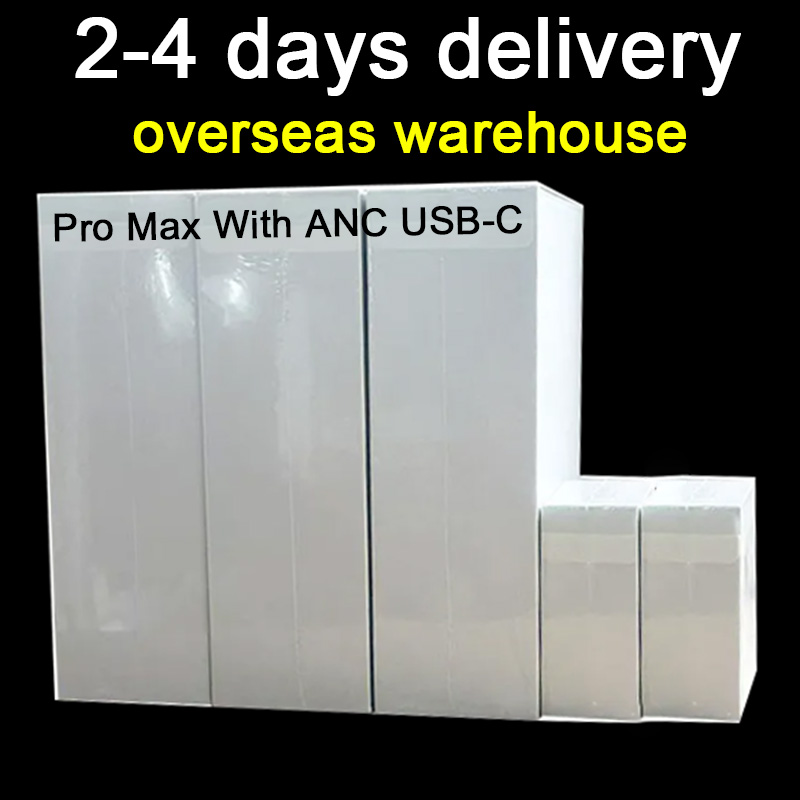 Headphone Pro max 4th Gen tws earbuds Pods Pro 3 With ANC USB C TWS Wireless Bluetooth Earphones Earphone Handfree Headset USB-C charging port Fo-image-953081932