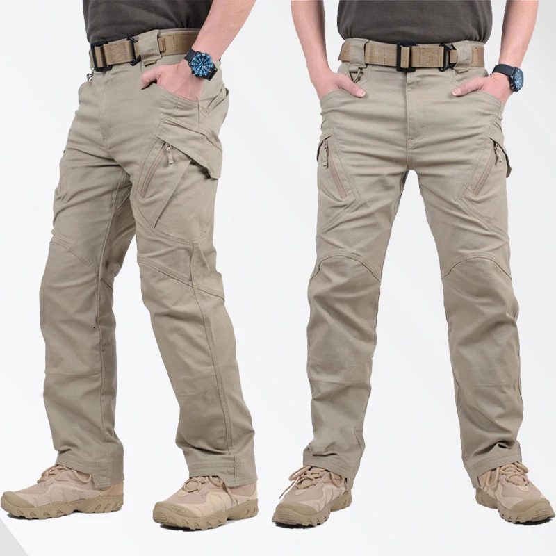 IX9 City Military Tactical Pants Men SWAT Combat Army Pants Casual Men Hiking Pants Outdoors Trousers Cargo Waterproof Pants 5XL 260227