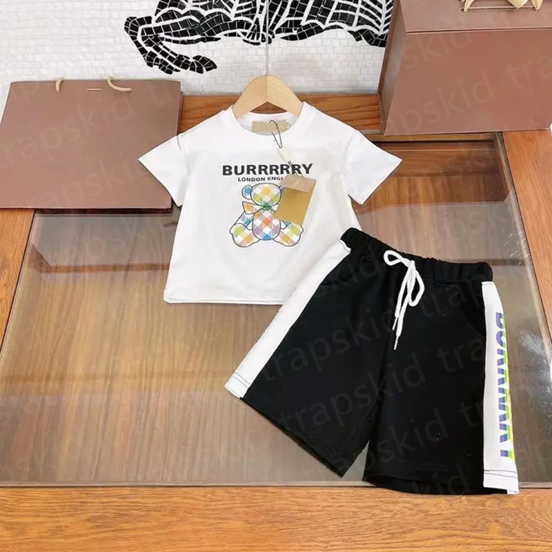 15 styles enfants vêtements de créateurs enfants t-shirt ensemble été filles garçons survêtement manches courtes enfants vêtements sport enfants