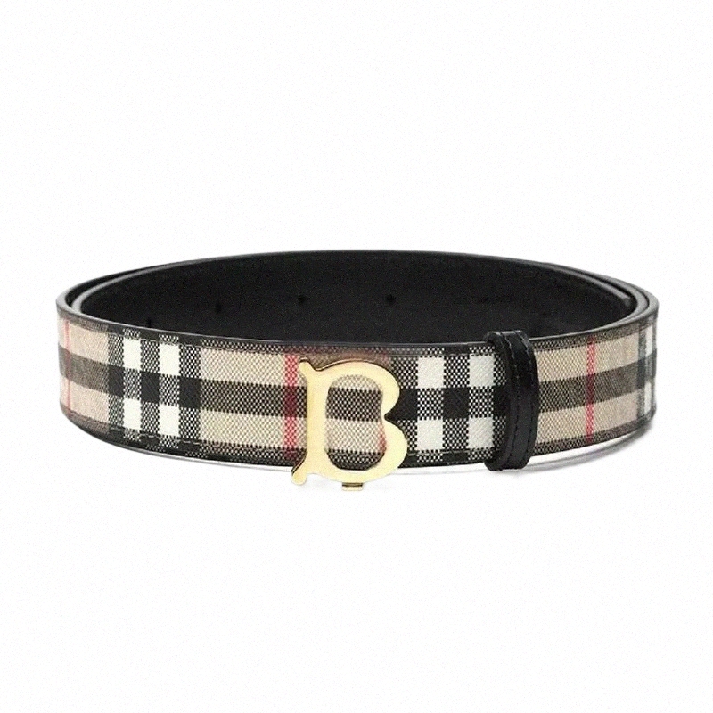 designer Belt men belts Plaid Leather Belt Letter Buckle Stripe Pattern Classical Retro Adjustable Brand Belts Classic nice Waistband With Box 19Wc#