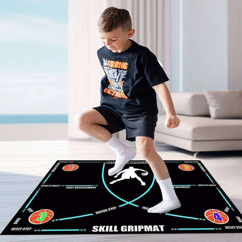 Basketball Train Mat Non Slip Soundproof Material Children Adolescents Indoor Ball Control Training Dribbling Drill Thickening H260227-image-1095653810