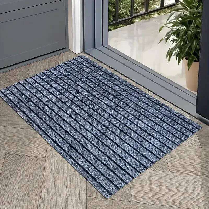 Slip Oil Resistant, Durable Waterproof Anti Fouling Floor Mat, Soft and Thick Striped Carpet, Popular Style H260226-image-1095646887