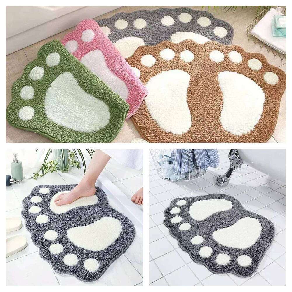 1 Bath Mat with Anti Slip, Super Absorbent, Ultra-fine Fiber, Soft Comfortable Bathroom Carpet and Floor Decoration H260227-image-1095656649