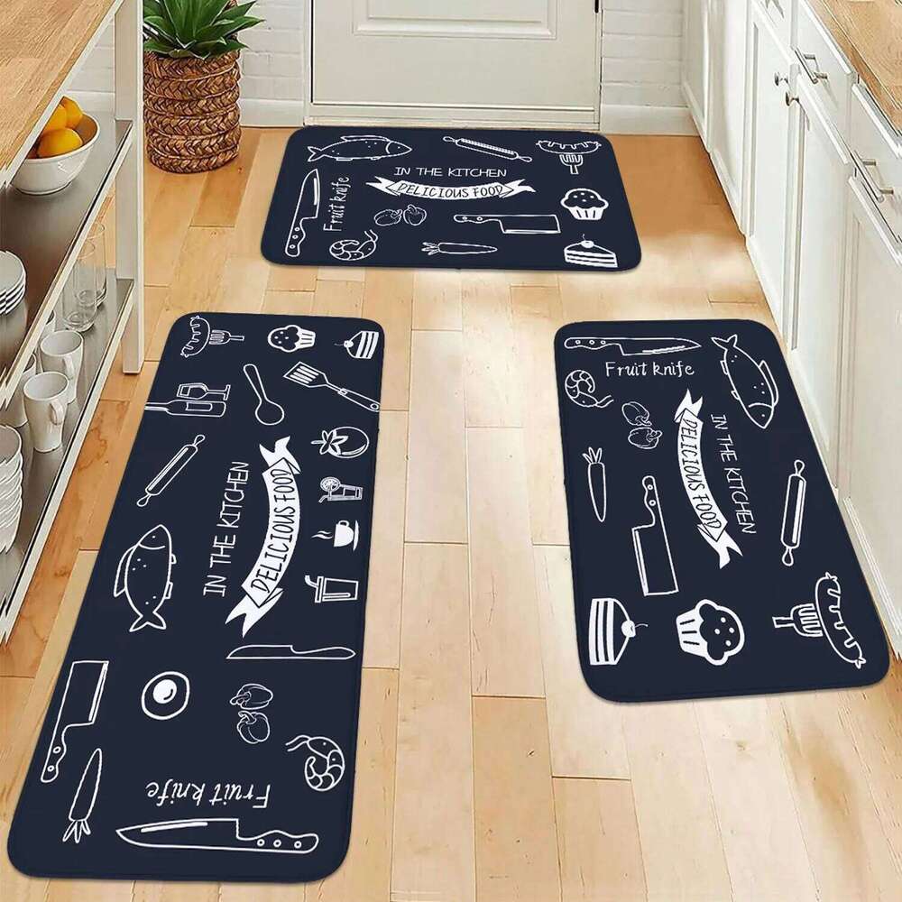 Multi-purpose Sponge Water Absorption Mat: Kitchen, Bathroom Anti-skid, Moisture Absorption, Machine Washable Carpet H260227-image-1095651019