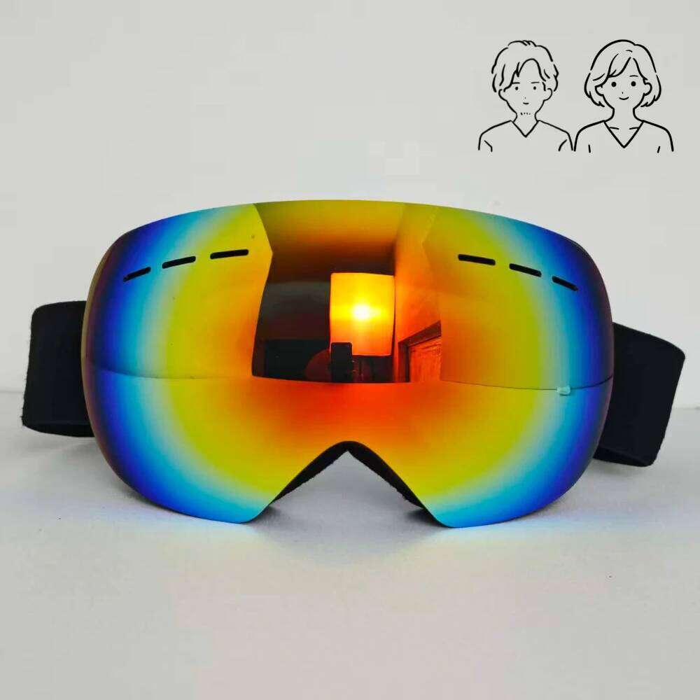 Snowboard Goggles All Day Skiing HD Windproof Lenses Breathable Dustproof Sandproof Protective Unisex Winter Sports Equipment Z260225-image-1095614094