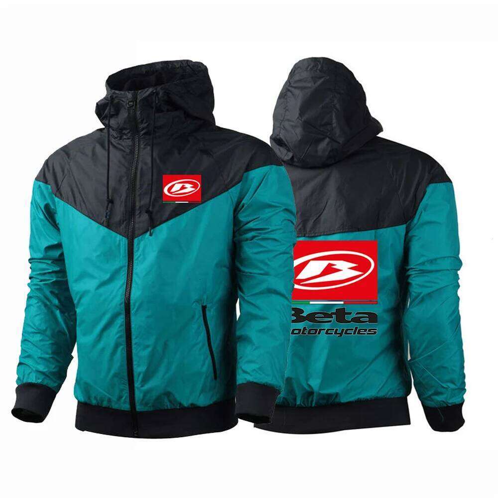 Beta Racing Motorcycle 2024 New Men Printing Five-Color Windbreaker Spring and Autumn Fashion Harajuku Zipper Jacket Tops Z260226