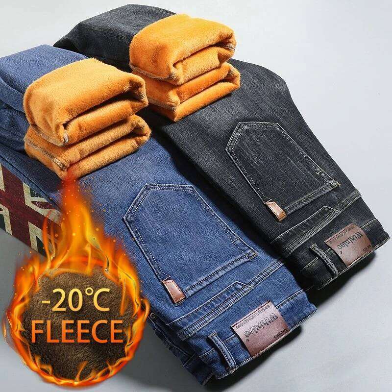 Automne et hiver Best-seller Jeans Baggy pour hommes Coupe ample Vêtements décontractés confortables Pantalons en denim à la mode Tenues de tous