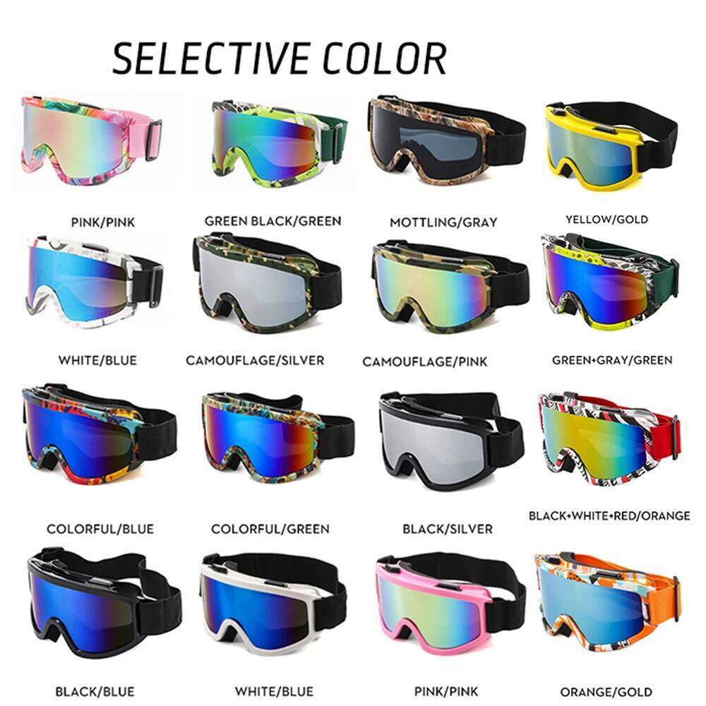 Ski Goggles Windproof Anti-Collision Anti-Glare Lens Outdoor Sport Snow Snowboard for Snowboarding Skiing Winter Anti-Fog Z260225-image-1095613430