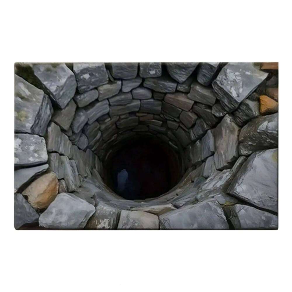 Doormat Washable Rugs Non-Slip Floor Mat Door Pad Bottomless Design 3D Optical Illusion Rug Carpet H260226-image-1095647220