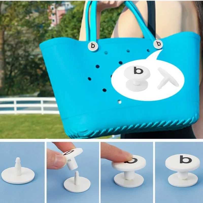 Remplacement Sac De Plage Boutons Accessoires EVA Caoutchouc Plage Panier De Rangement En Plastique Bouton Standard Sacs De Gelée Accessoires Cad