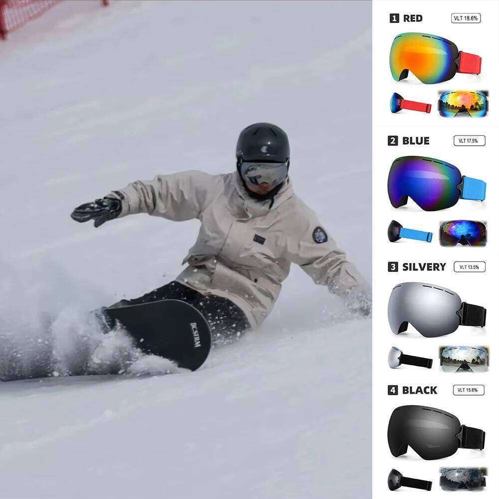 2025 Universal Ski Goggles - Simple, Windbreak Ventilate UV400 Anti-Glare, Men Women Four Season Snowboarding Protection Outdoor Z260225-image-1095618986
