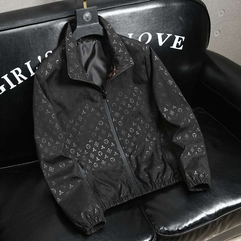 Style européen mince 2025 nouveau décontracté à la mode marque élégant coupe ajustée veste printemps vêtements d'extérieur pour hommes