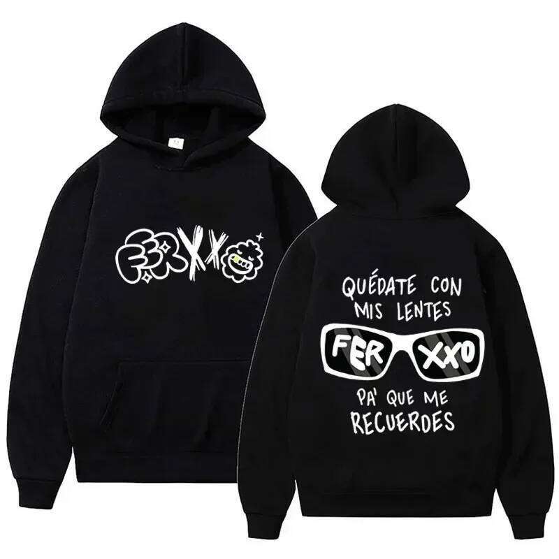 2024 New Ferxsoo Feid Hoodie Men's and Women's unisex Retro Harajuku Classic Fun Pattern Sweatshirt Z260226