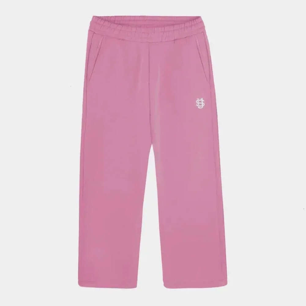Men's Sweatpants Wide leg Elastic Fits All Waist Sizes Practical Side Pockets Minimalist Label A Must have For Daily Casual Wear Clothing 82