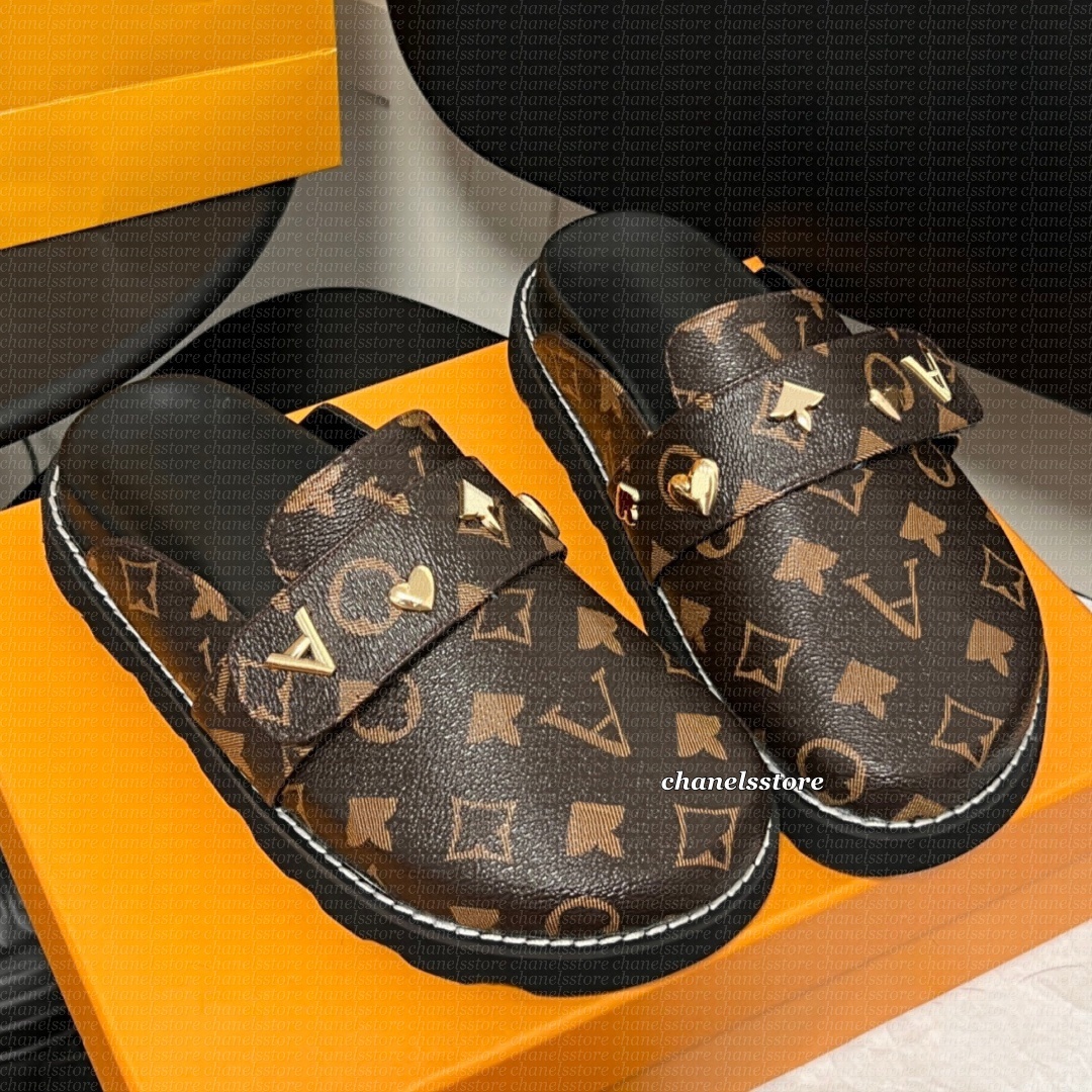 Cosy Comfort Clog Sandals scuffers Designer Women Men Flat Fur Leather Mules Platform Slippers Fashion mules Winter Warm Plush Slides eur 35-45