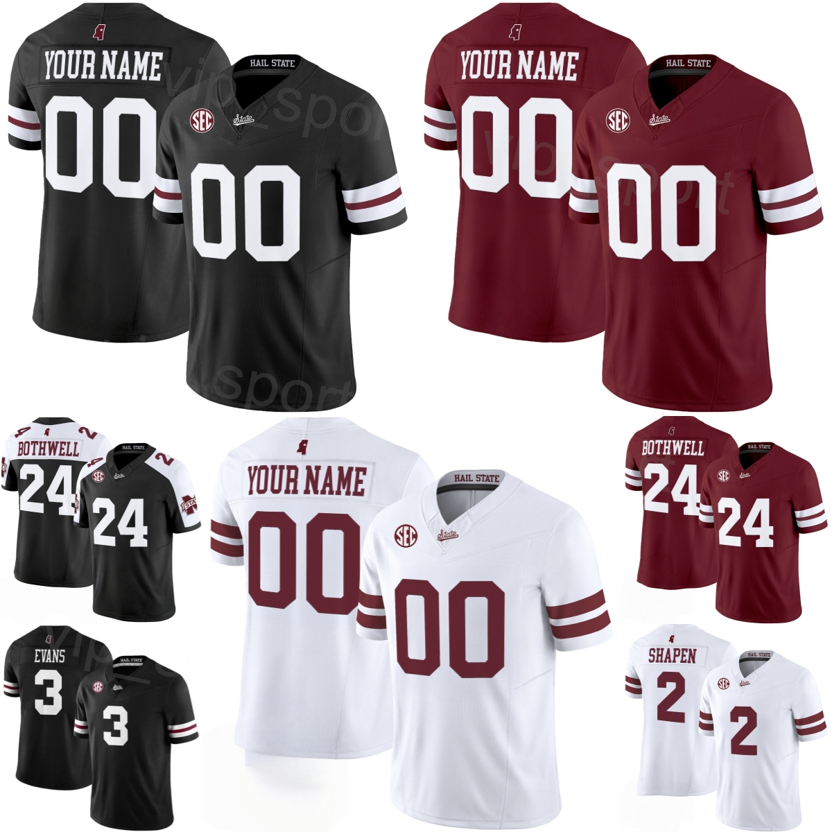 Mans Personnaliser 2026-27 Football universitaire 3 Michael Hawkins Jr. Jersey 4 Cam Cook 1 Amari Latimer 20 Martavious Boswell 2 DJ Epps Jaden B
