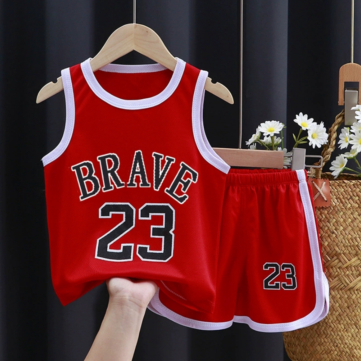 World Cup Children's Clothing Sets Designer Kids Clothes Kids Basketball Jersey Basketball Uniform for Vest Competitions kids Clothes Set Ba-image-1095728180