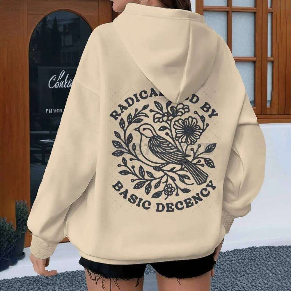 Vintage radicalisé par la décence de base vêtements pour femmes Streetwear mode décontracté sweats à capuche Harajuku femmes sweat à capuche Z260