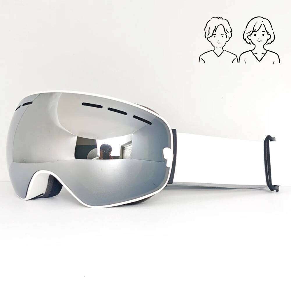 Winter Skiing Goggles Snowmobile Glasses HD Protective Lenses, Windproof Breathable Sandproof Man Woman Fashion Accessories Z260225-image-1095615005