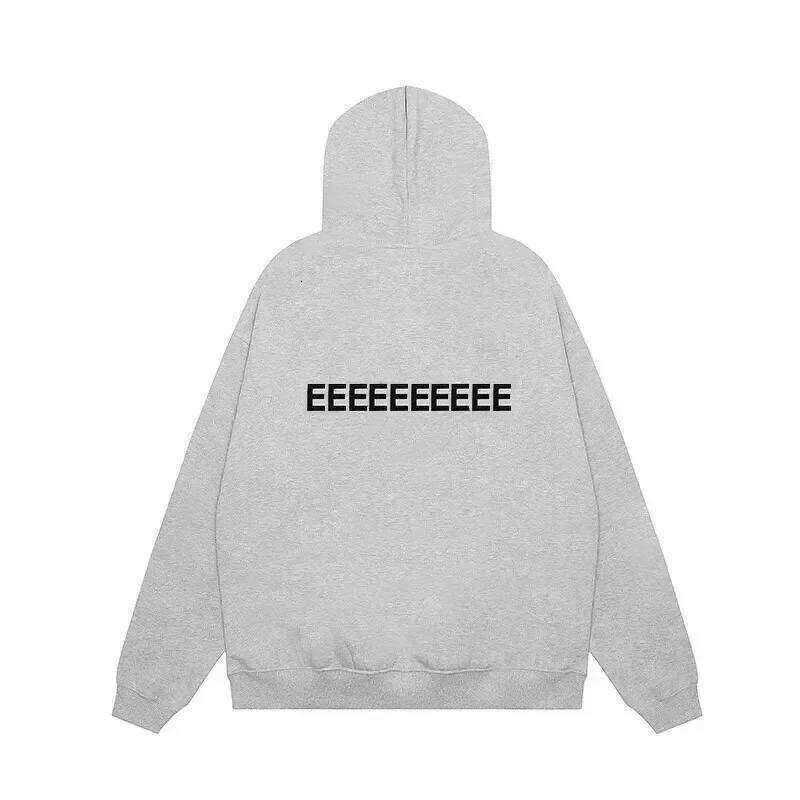 Luxe Extra Large Double rangée lettre Logo 2025 automne/hiver nouveau hommes femmes haute rue pur coton sweat à capuche Z260226