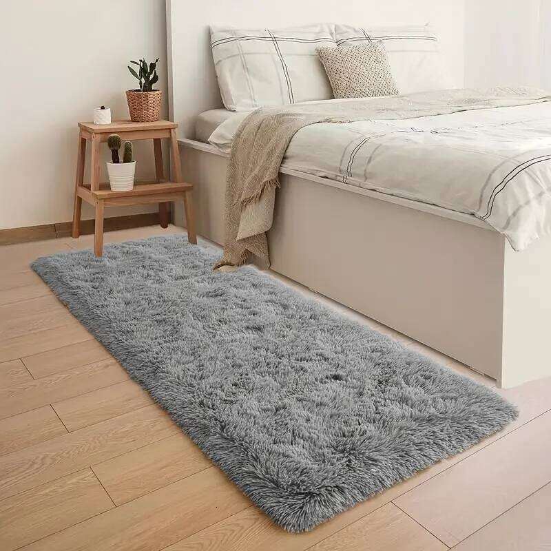 VIKAMA Soft Fluffy Long Pile Carpet, Easy-Care And Machine Washable Living Room Sofa Rug, Bedside Rug For Bedroom Home Decor H260226-image-1095647989