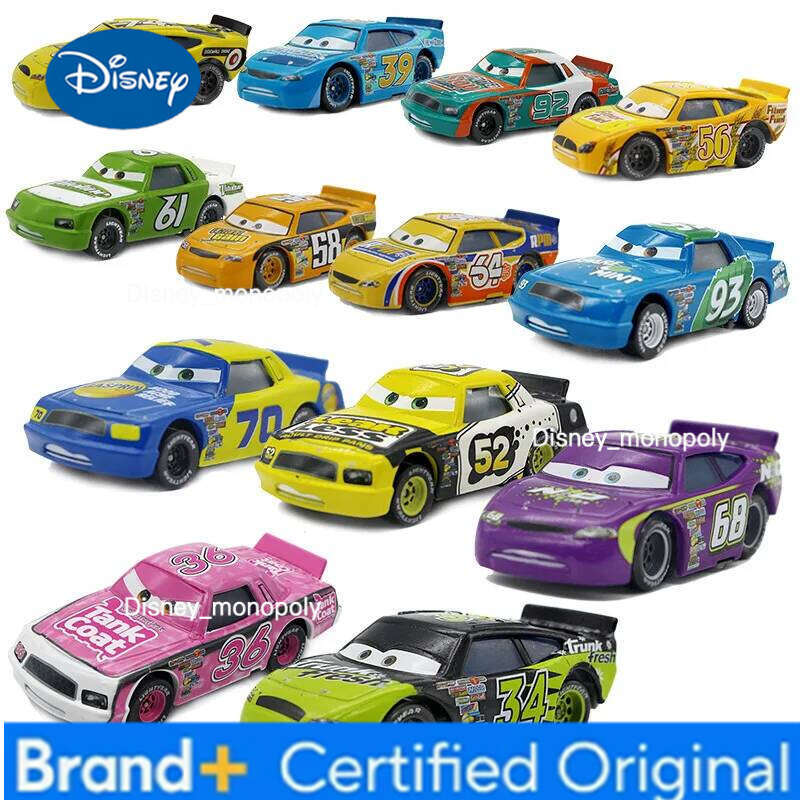 Disney New 11 racing cars 93 52 70 61 39 No. 34 Alloy model toy children's birthday gift H260228-image-1095920052