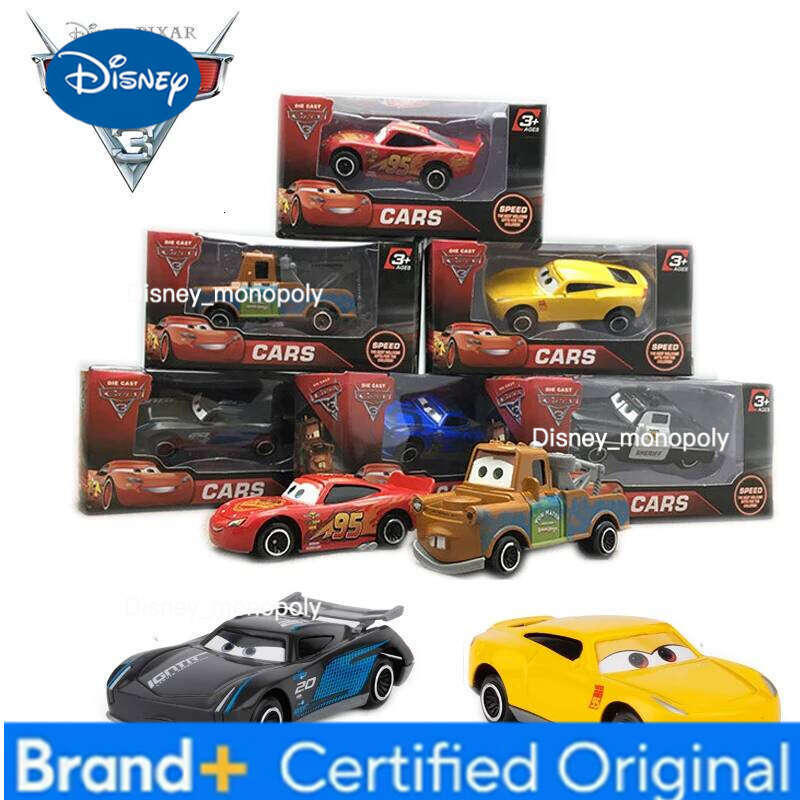 Disney 1:64 Pixar Cars 3 Metal Lightning McQueen Black Storm Jackson Curz Daniel Mater Car Toys Kids Birthday Christmas Gift H260228-image-1095920024