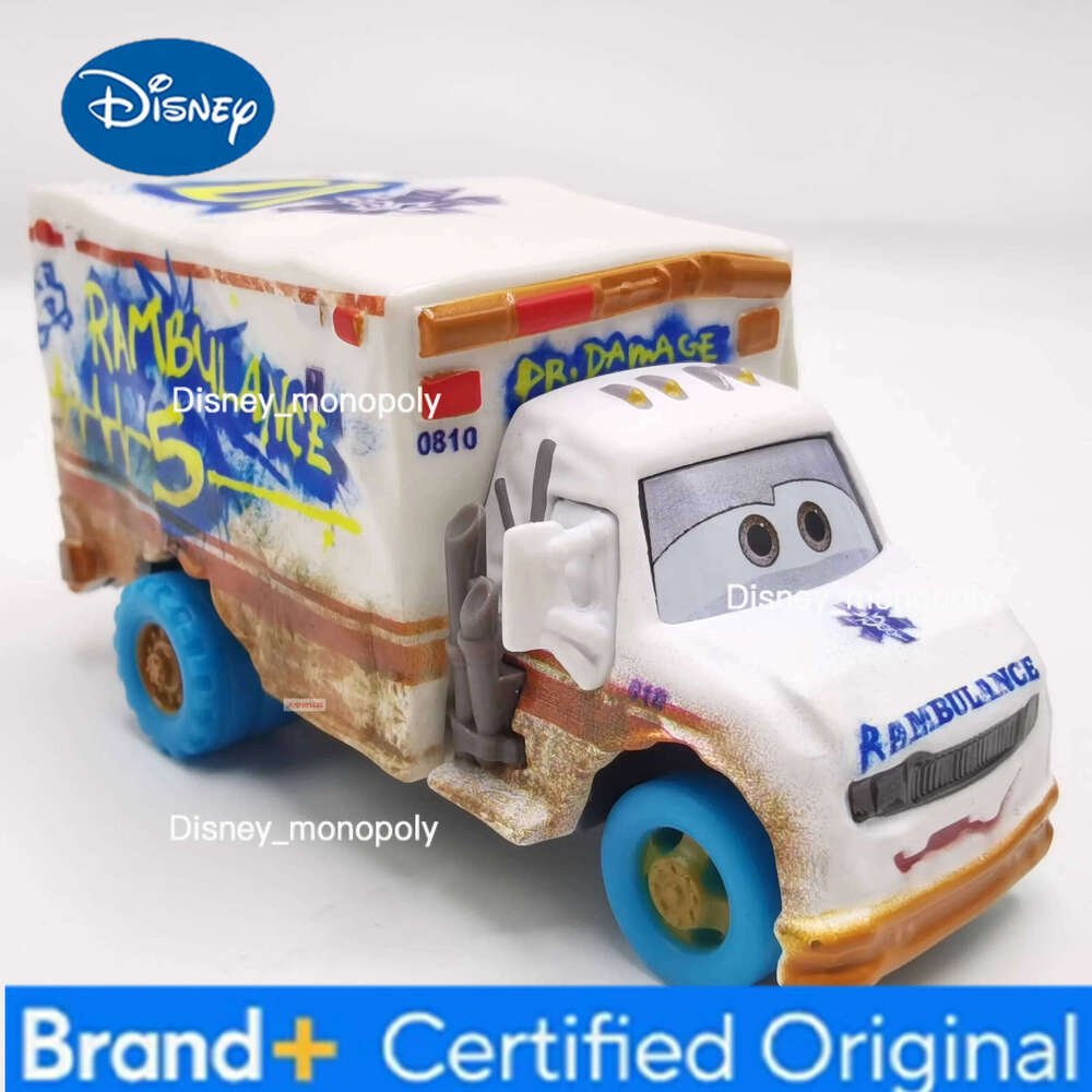 Disney Pixar Cars Mater Diecast Metal Mr. Destruction Toy Car, 1:55 Scale Alloy Character Model - Collector's Edition Gift H260228-image-1095919446