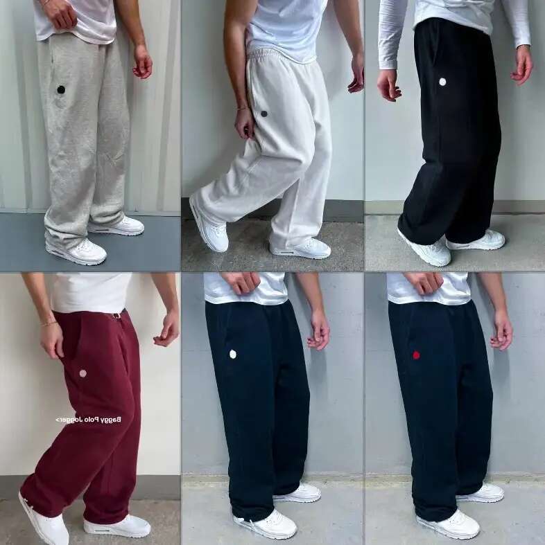 Mens Casual Solid Color Long Sports Pants Full Length Trousersy 2k Jogging Sweatpants Loose Haruku Men Trousers H260228 S260804ZJ5K
