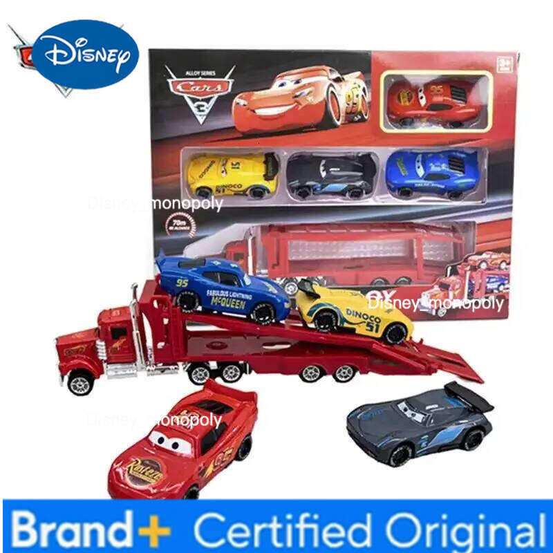 Disney Pixar Lightning Mcqueen Jackson Storm Diecast Pvc Car Model 1:55 Collectible Toy Truck Gift Box Suitable For Kids Festival Gifts H260228-image-1095917537