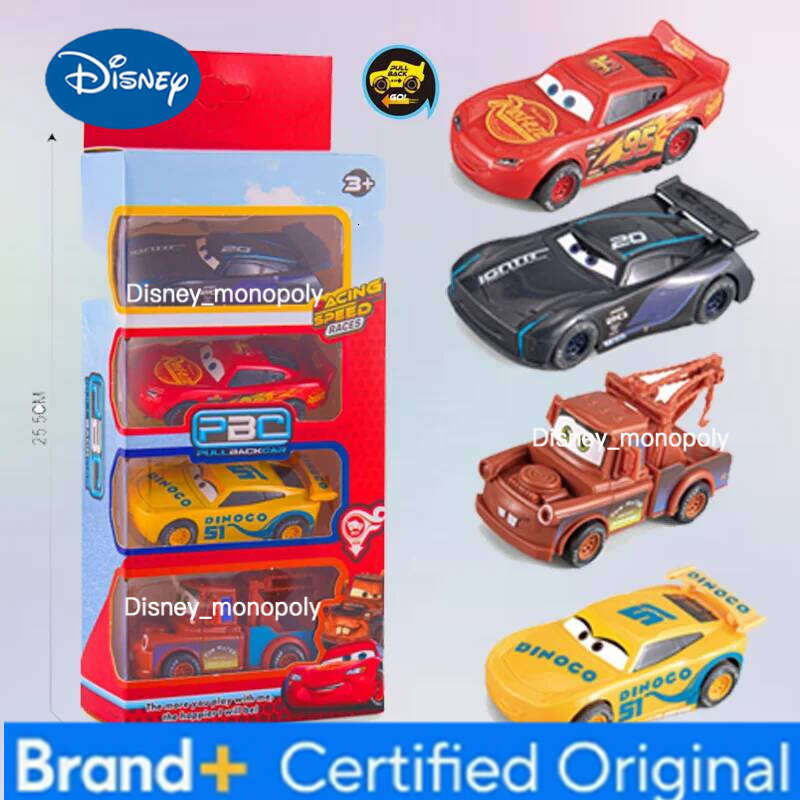 Disney Hot Pixar Off-Road Vehicle Pullback Toy Set Alloy Plastic Lightning Mcqueen Model Cars Play Vehicles Kids Gift H260228-image-1095917992