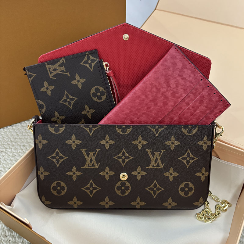 Sac de créateur Sac de maquillage Sac cosmétique de luxe Sac à main pour femme de haute qualité Sac à main en peau de vache Sac de rangement de v