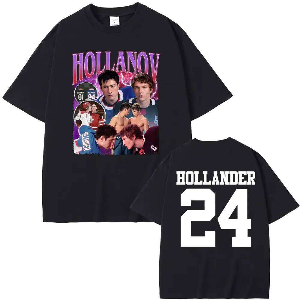 Shane Hollander Ilya Rozanov Chemises de rivalité chauffée Hommes Femmes Harajuku Style T-shirt d'été confortable à manches courtes T-shirt surdi