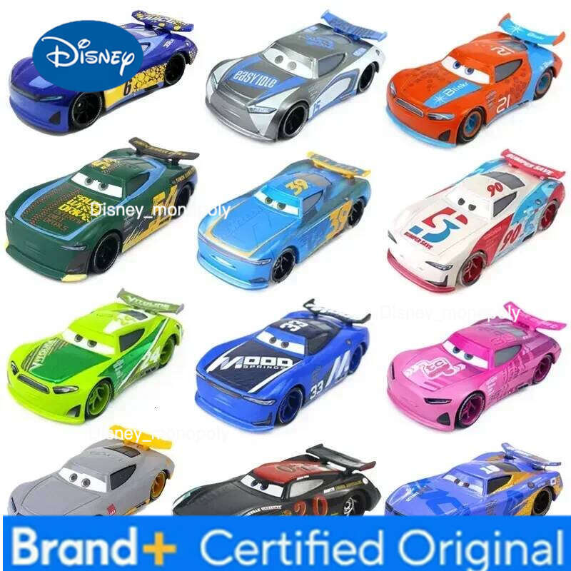 Disney New Pixar Cars 3 lightning mcqueen styling racing cars Jackson Storm Tim Daniel Metal Diecast model car Kid Birthday Gift H260228-image-1095918560