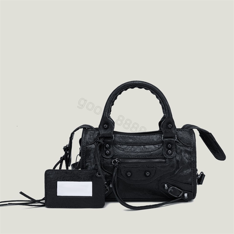 City bag women designer bag leather tote shoulder bags simple crossbody luxury bags designer women bag motorcycle handbag solid color fashion street