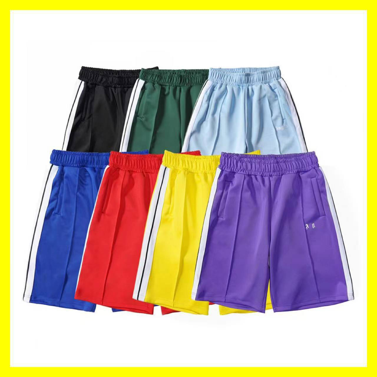 Shorts pour hommes Designer Beach Shorts droits à la mode Casual Holiday Loose Couples Shorts