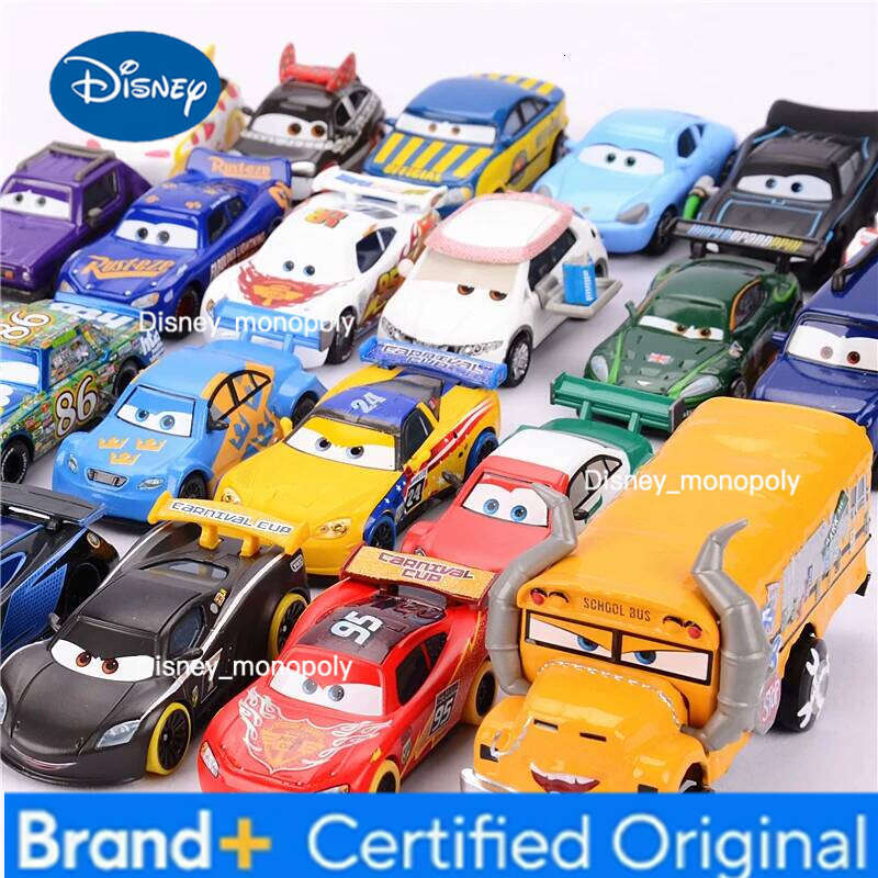 Disney 1:55 Pixar Cars 3 Lightning McQueen Jackson Storm Diecast Metal Car Educational Toy Birthday Chirstmas Gift For Boy H260228-image-1095919489